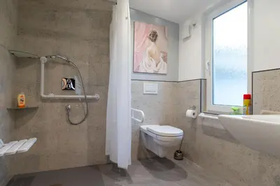 Ein Badezimmer in der Unterkunft Harznest