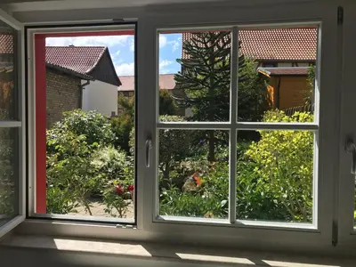 Ein Garten an der Unterkunft Gesindehaus Bornecke
