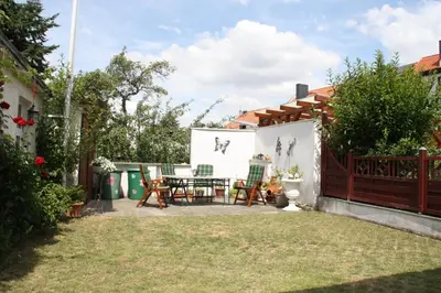 Ein Garten an der Unterkunft Ferienwohnung Michalla