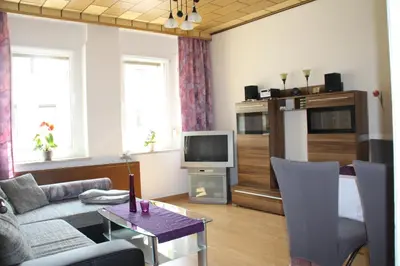 TV/Unterhaltungsangebot in der Unterkunft Ferienwohnung Michalla