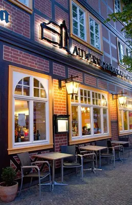 Das Gebäude in dem sich das Aparthotel befindet