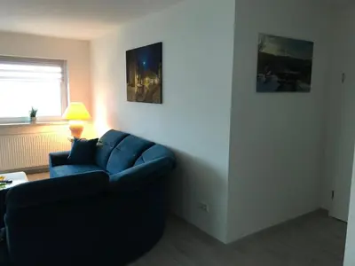 Ein Sitzbereich in der Unterkunft Karins Ferienwohnung