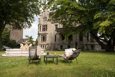 Ein Garten an der Unterkunft Schlosshotel zum Markgrafen