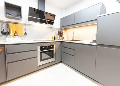 Küche/Küchenzeile in der Unterkunft Apartment Mittendrin in Bad Harzburg