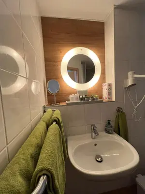 Ein Badezimmer in der Unterkunft Hotel Abtshof