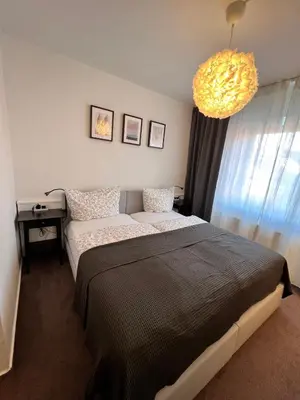 Ein Bett oder Betten in einem Zimmer der Unterkunft Hotel Abtshof