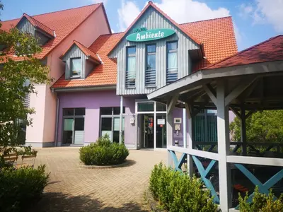 Das Gebäude in dem sich das Hotel befindet