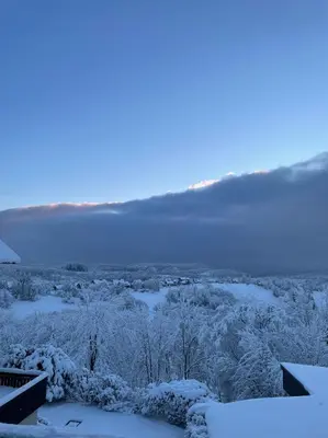 Gemütliche Ferienwohnung Harz Braunlage Hohegeiß im Winter