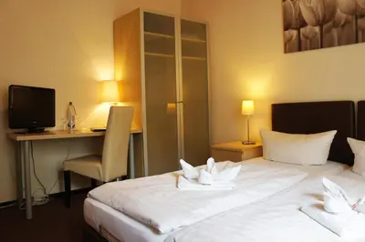 Ein Bett oder Betten in einem Zimmer der Unterkunft Altes Forsthaus Braunlage