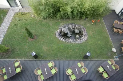 Ein Garten an der Unterkunft Hotel Balneolum Superior