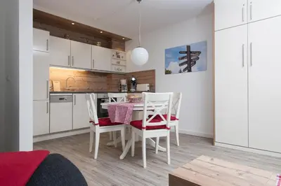 Küche/Küchenzeile in der Unterkunft Apartment an der Wurmbergseilbahn 1