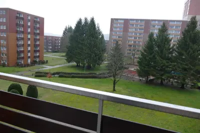 Das Gebäude in dem sich die Ferienwohnung befindet