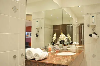 Ein Badezimmer in der Unterkunft CAREA Residenz Hotel Harzhöhe