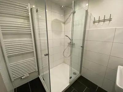 Ein Badezimmer in der Unterkunft Liebelei