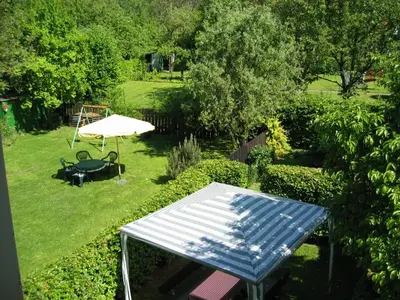 Ein Garten an der Unterkunft Ferienwohnung Waschinski
