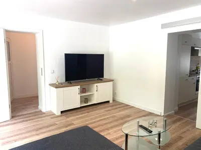 TV/Unterhaltungsangebot in der Unterkunft Ferienwohnung Wasserkunst 2