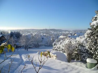 Ferienhaus 1 im Winter