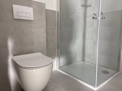 Ein Badezimmer in der Unterkunft Harz is calling