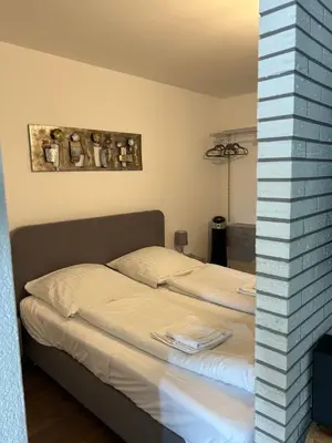 Ein Bett oder Betten in einem Zimmer der Unterkunft App 365 Panoramic Hohegeiß mit WLan