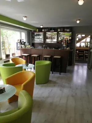 Ein Sitzbereich in der Unterkunft Memory Hotel