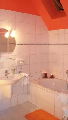 Ein Badezimmer in der Unterkunft Gästehaus Musestieg