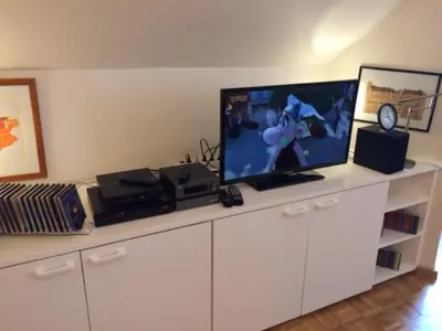 TV/Unterhaltungsangebot in der Unterkunft Ferienwohnung Schützen-Sterne