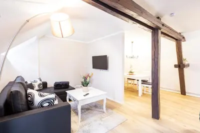 TV/Unterhaltungsangebot in der Unterkunft Ferienwohnung Ziesing Gernrode