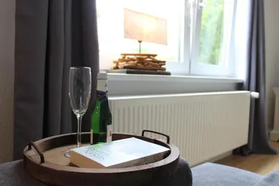 Getränke in der Unterkunft Ferienwohnung Ruheoase