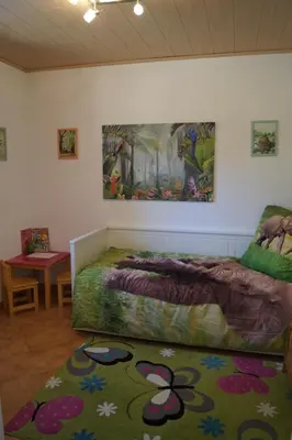 Ein Sitzbereich in der Unterkunft Das kleine Haus
