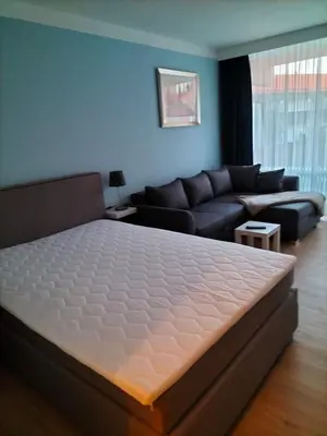 Ein Bett oder Betten in einem Zimmer der Unterkunft Vier Jahreszeiten, Appartment 723, Hahnenklee - Bockswiese