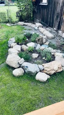 Ein Garten an der Unterkunft Feuerstelle8