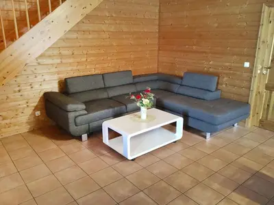 Ein Sitzbereich in der Unterkunft Holiday Home Funke by Interhome
