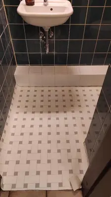Ein Badezimmer in der Unterkunft Harz Stube