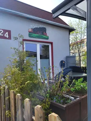 Das Gebäude in dem sich die Ferienwohnung befindet