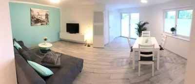 TV/Unterhaltungsangebot in der Unterkunft Ferienwohnung Am Gondelteich