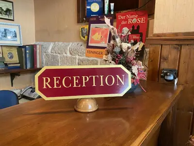 Lobby/Rezeption in der Unterkunft Hotel garni Am Dippeplatz