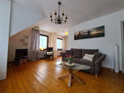 Ein Sitzbereich in der Unterkunft GP Ferienwohnung