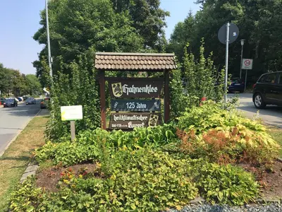 Ein Garten an der Unterkunft Appartement Ausblick Park