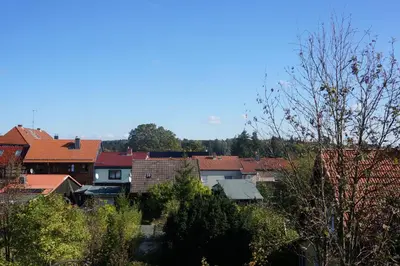 Das Gebäude in dem sich die Ferienwohnung befindet