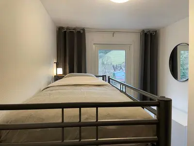 Ein Bett oder Betten in einem Zimmer der Unterkunft Breeman im Harz