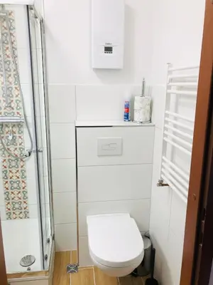 Ein Badezimmer in der Unterkunft Ferienwohnung Rapunzel