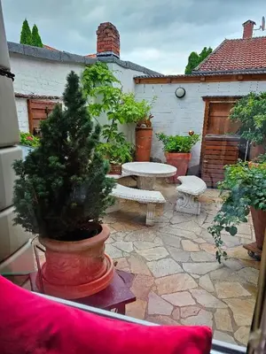 Ein Garten an der Unterkunft Gästehaus Franz