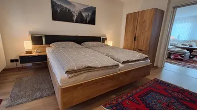 Ein Bett oder Betten in einem Zimmer der Unterkunft Harz-Sonne 2