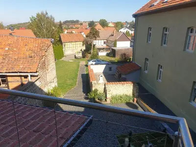 Das Gebäude in dem sich die Ferienwohnung befindet