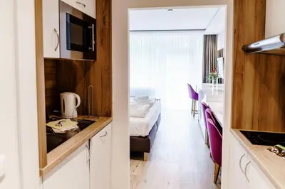 Küche/Küchenzeile in der Unterkunft Haus am See Luxury HS 225 B
