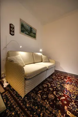 Ein Sitzbereich in der Unterkunft Ferienwohnung Momo