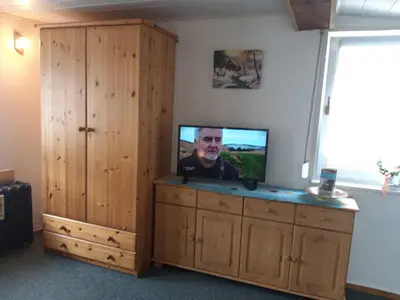 TV/Unterhaltungsangebot in der Unterkunft Ferienwohnung Haus Niedersachsen