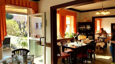 Ein Sitzbereich in der Unterkunft Apart Hotel Wernigerode
