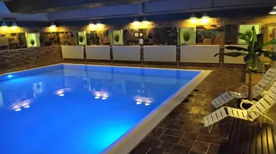 Der Swimmingpool an oder in der Nähe von Ferienperle Bad Harzburg mit Schwimmbad und Sauna