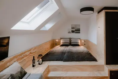 Ein Bett oder Betten in einem Zimmer der Unterkunft Appartement Am Salzbergtal